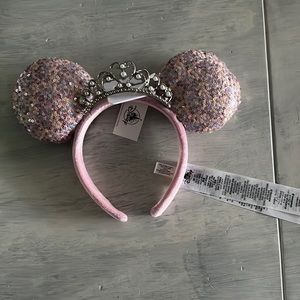 Mickey Ears Disney princess ears pink sequins
